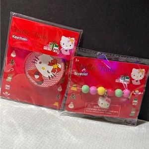 Sanrio Hello Kitty Bracelet & Keychain